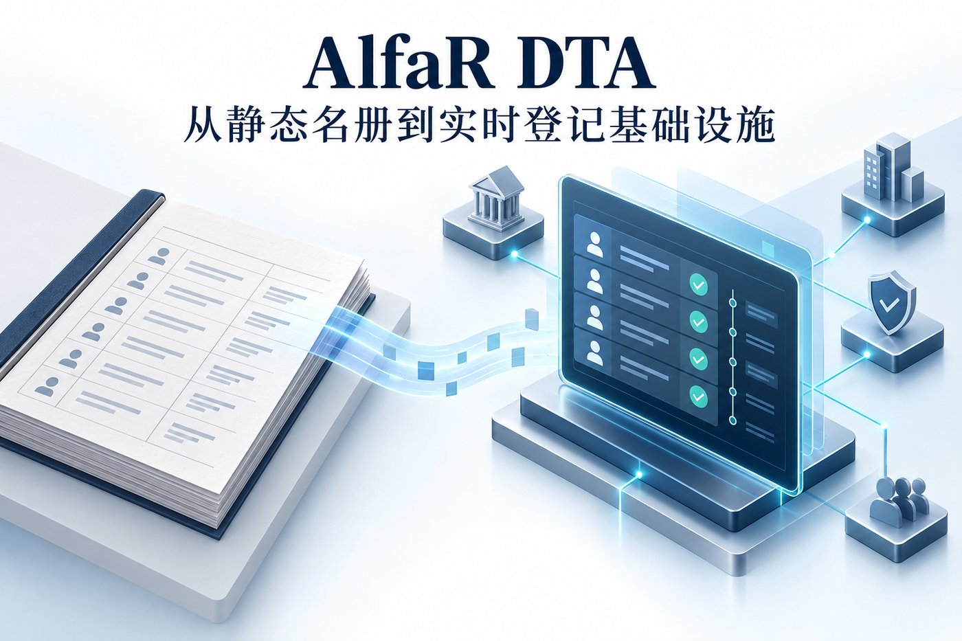 AlfaR DTA：从静态名册到实时登记基础设施